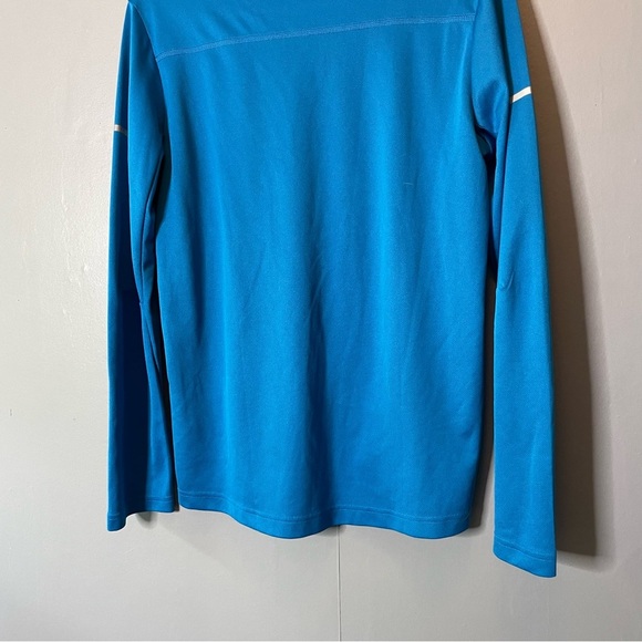 Adidas Men’s Teal Blue Long Sleeve climalite base layer Shirt size small - Picture 8 of 9
